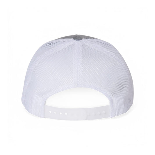 Rejoice Eagles - 3D Rubber Patch Eagle Icon - Youth Richardson 112 Hat (Heather Grey/White)