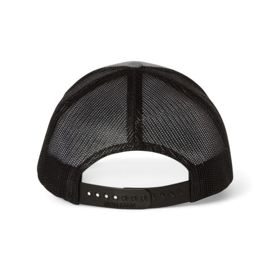 Collinsville Cardinals - 3D Rubber Patch Cardinal Icon - Youth Richardson 112 Hat(Heather Grey /Black)