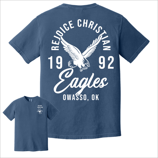Rejoice Eagles - Screen Print Rejoice Legacy - Comfort Colors Tee