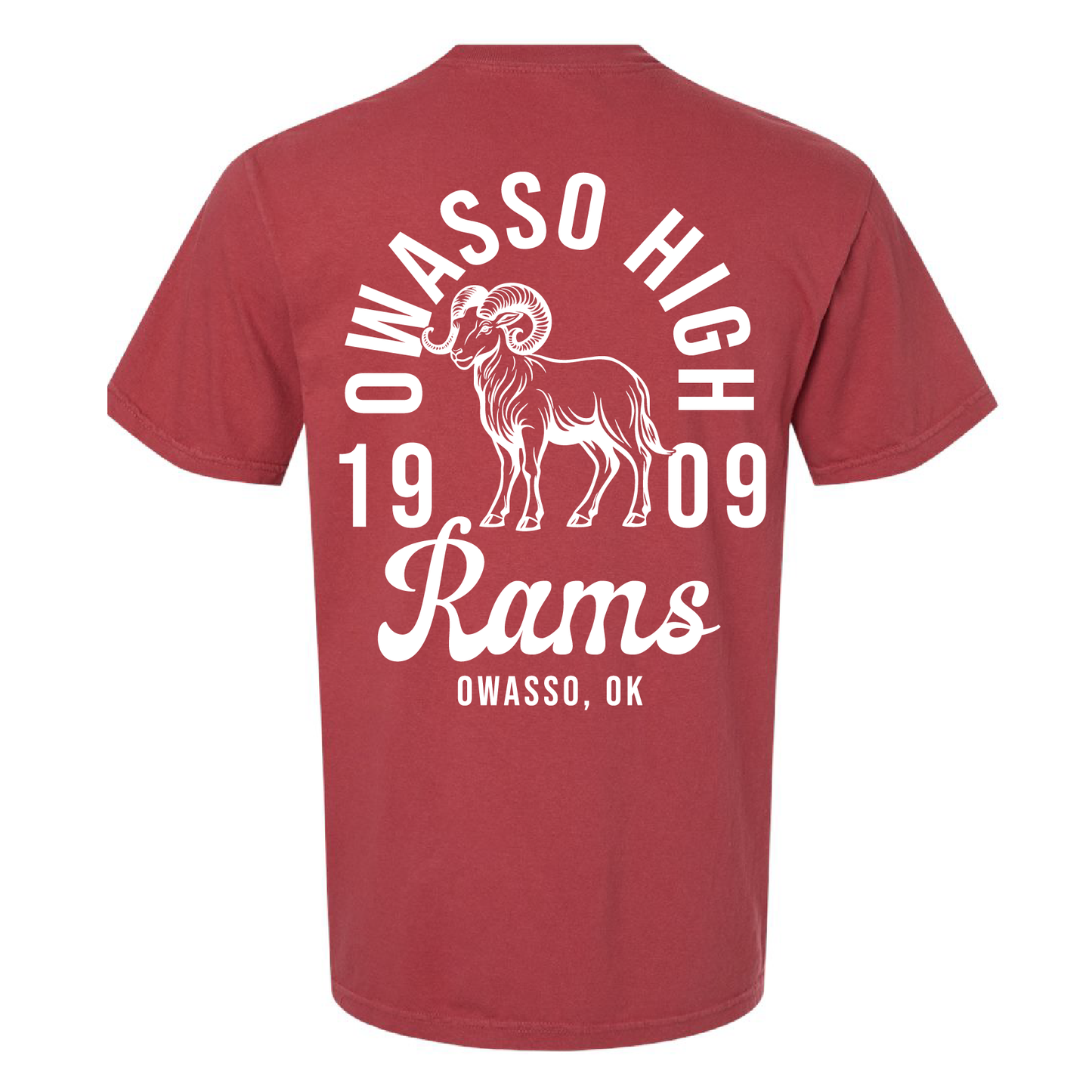 Owasso Rams - Screen Print Owasso Legacy - Comfort Colors Tee