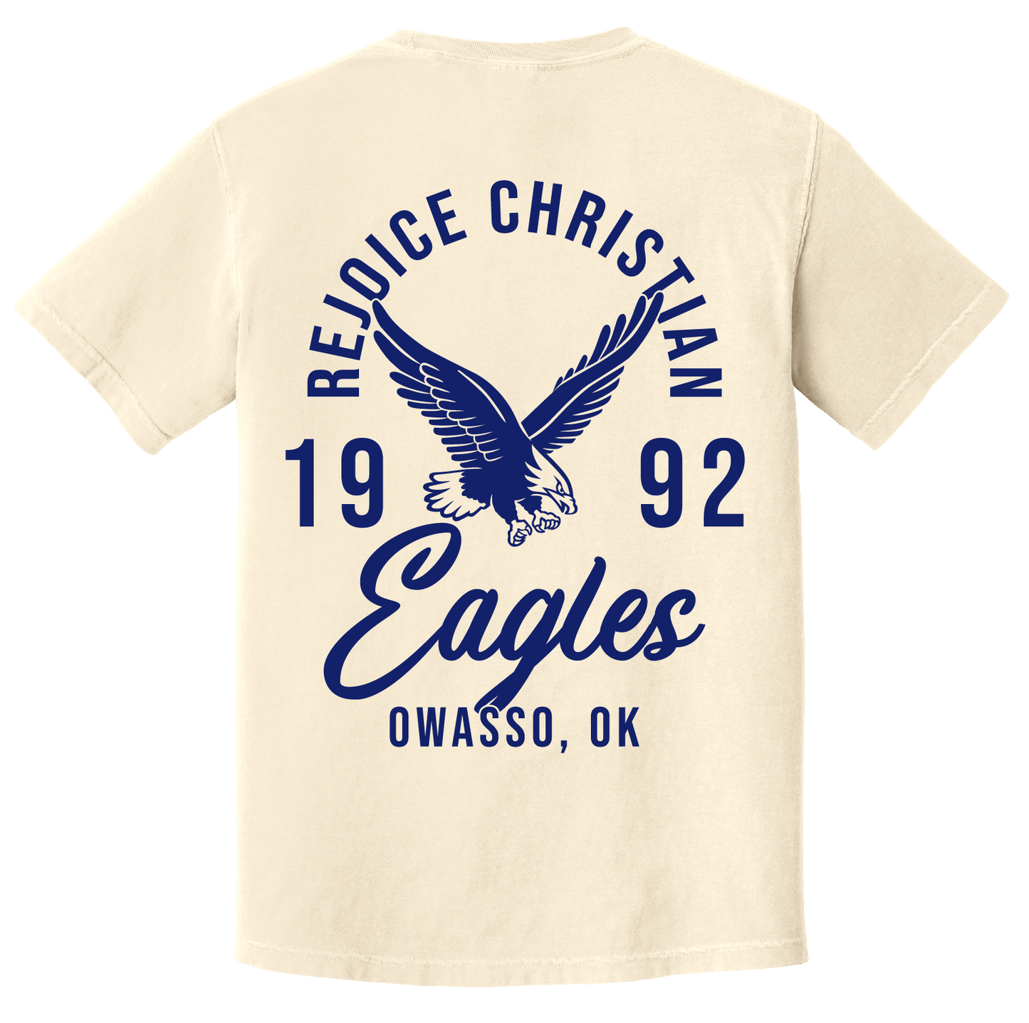 Rejoice Eagles - Screen Print Rejoice Legacy - Comfort Colors Tee