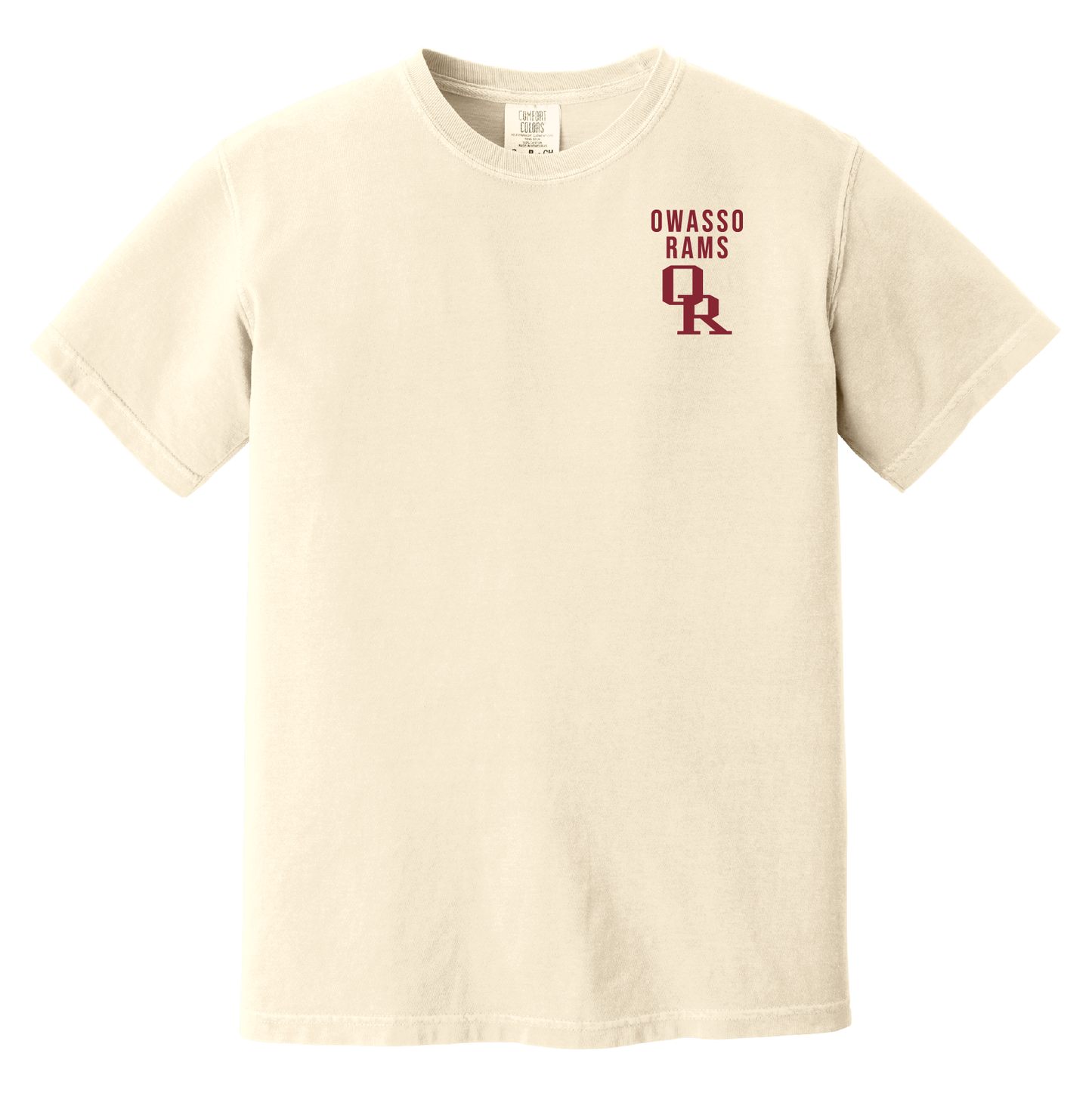 Owasso Rams - Screen Print Owasso Legacy - Comfort Colors Tee
