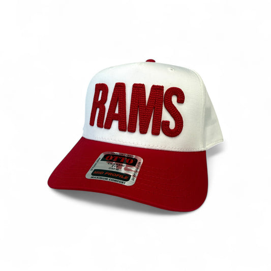 Owasso Rams - 3D Embroidered Chain Stitch RAMS - Otto 5-Panel Snapback Hat