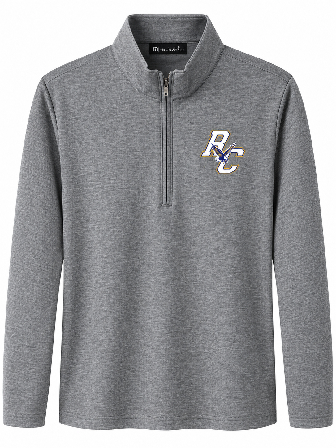 Rejoice Eagles - Embroidered Rejoice Christian Eagles Logo - TravisMathew 1/4 Zip
