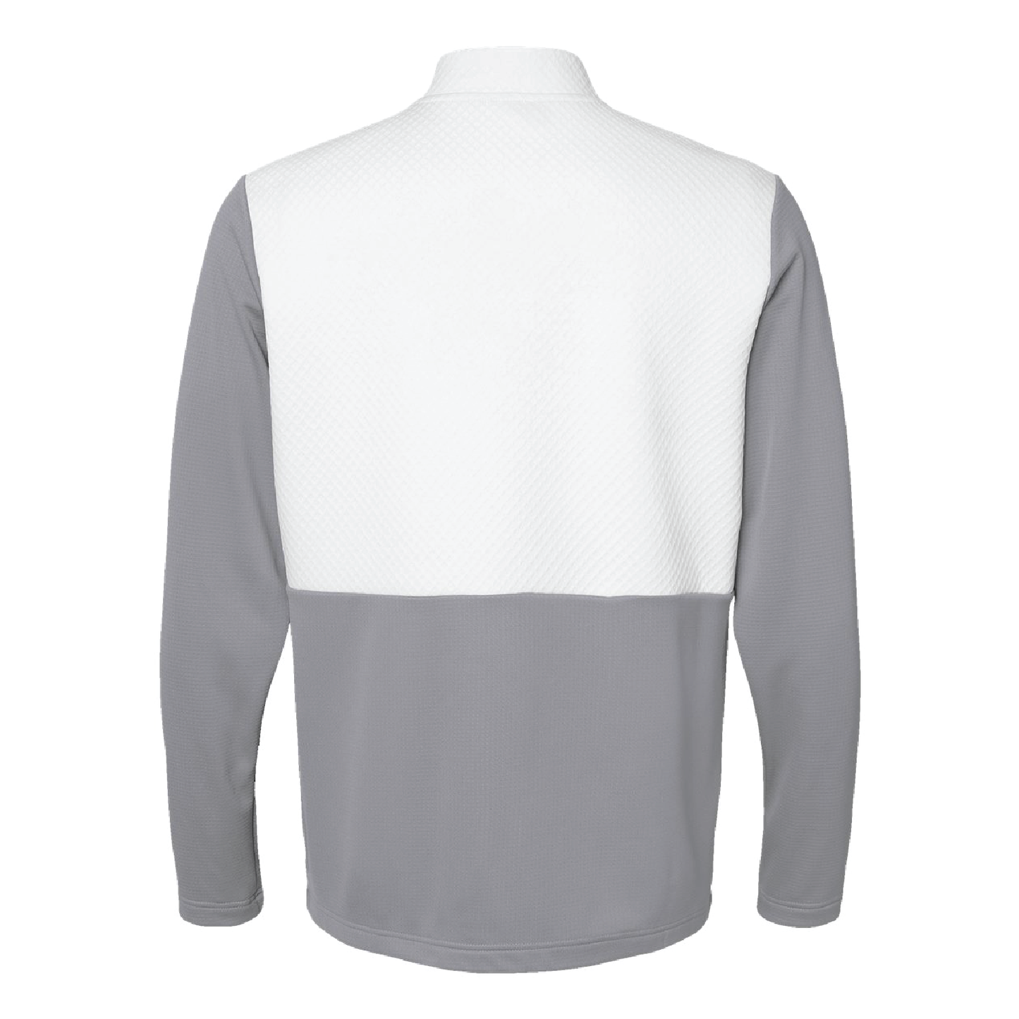 Collinsville Cardinals - Embroidered Cardinal - Adidas Mens Mixed Medium 1/4 Zip Pullover(Grey/White)