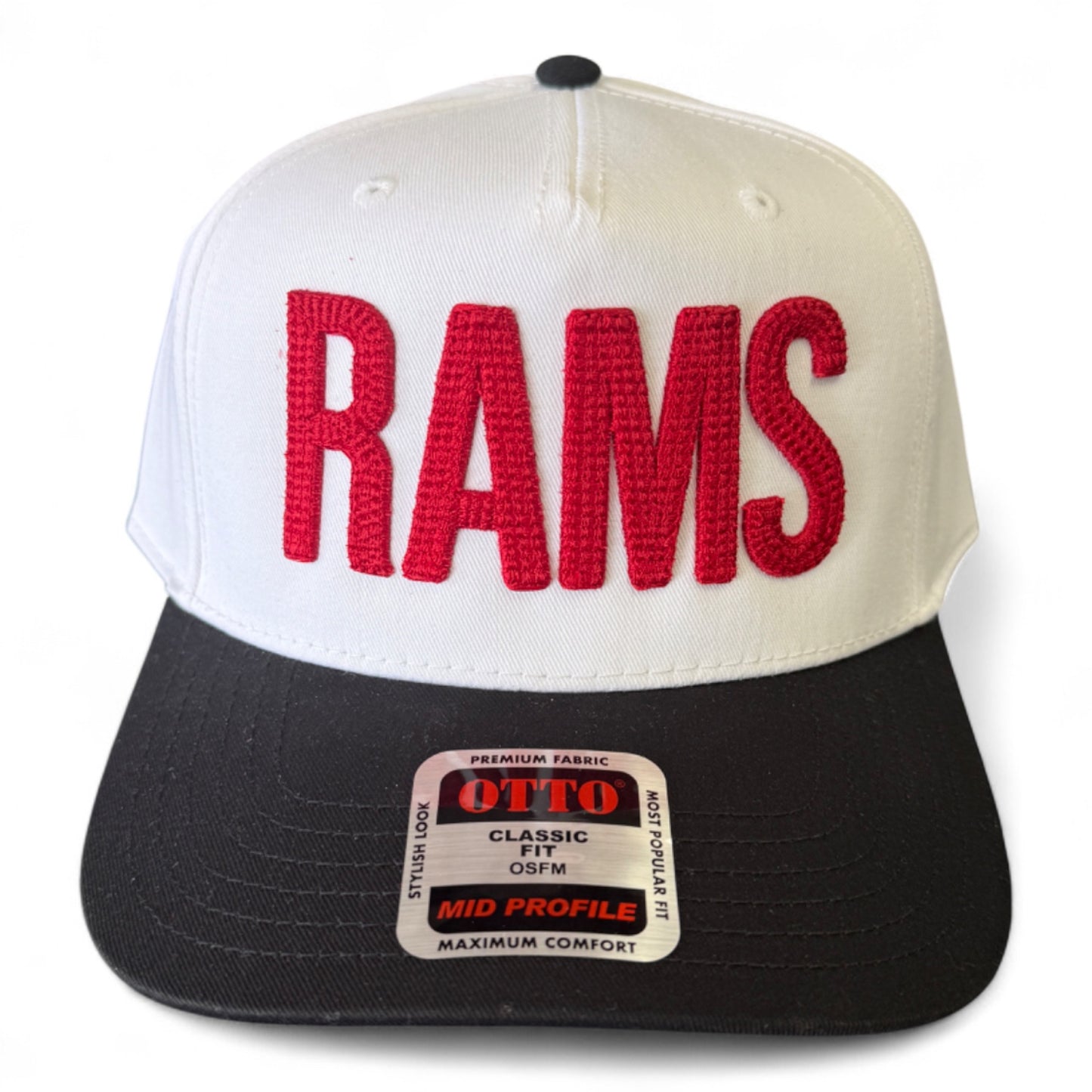 Owasso Rams - 3D Embroidered Chain Stitch RAMS - Otto 5-Panel Snapback Hat