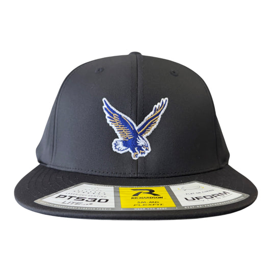 Rejoice Eagles - Embroidered Fly Eagle - Richardson PTS30 Black Flexfit