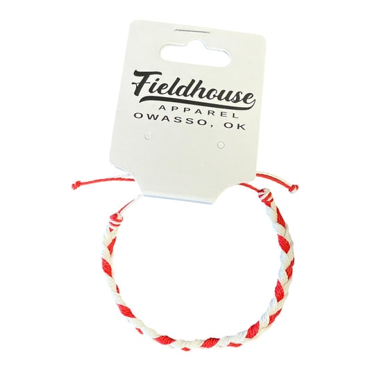 Collinsville Cardinals - Fanfare Braided Bracelet