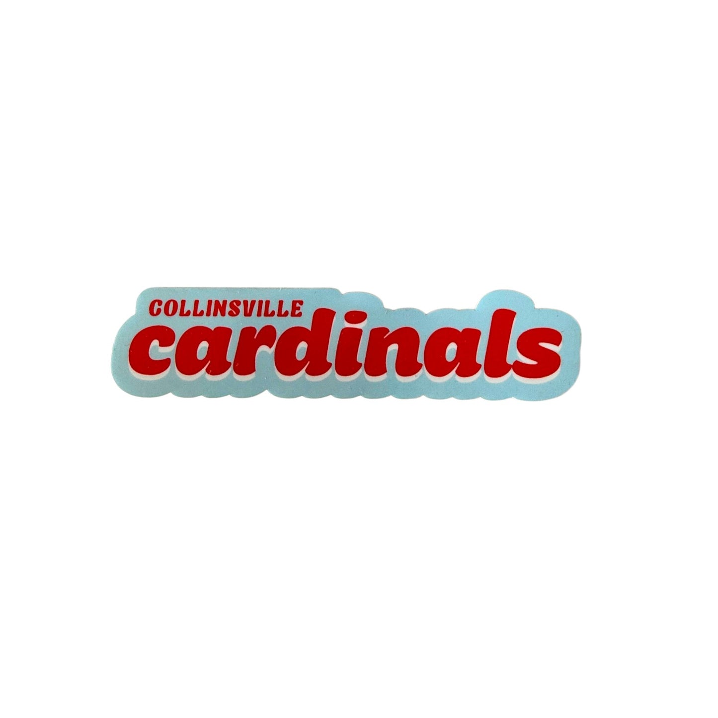 Collinsville Cardinals- Collinsville Cardinals - Retro Sticker