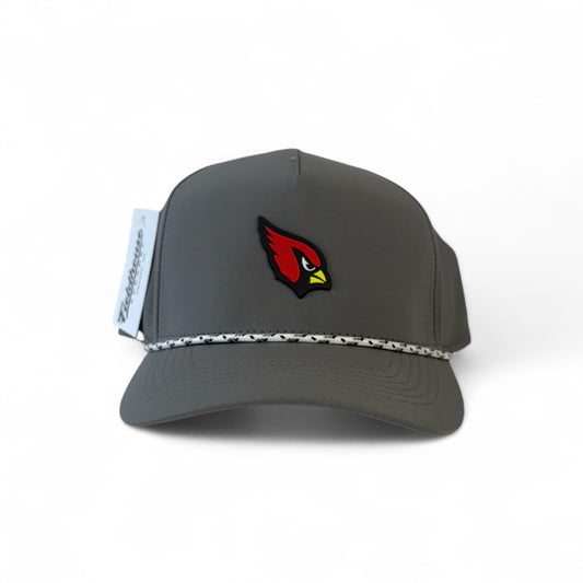 Collinsville Cardinals - 3D Rubber Patch Cardinal Icon - Perforated Rope Hat