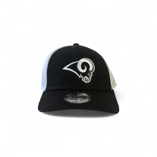 Owasso Rams - Embroidered Ram Outline - New Era Youth Flexfit Hat