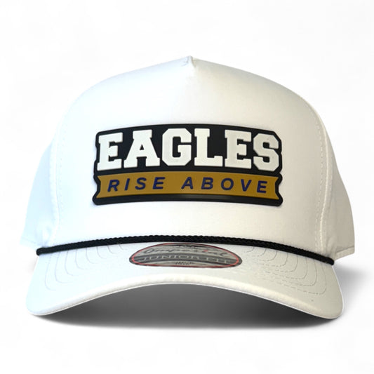 Rejoice Eagles - 3D Rubber Patch Eagles Rise Above - Junior Imperial Rope Hat