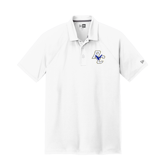 Rejoice Eagles - Embroidered Rejoice Christian Eagles Logo - New Era Polo (Royal)(White)