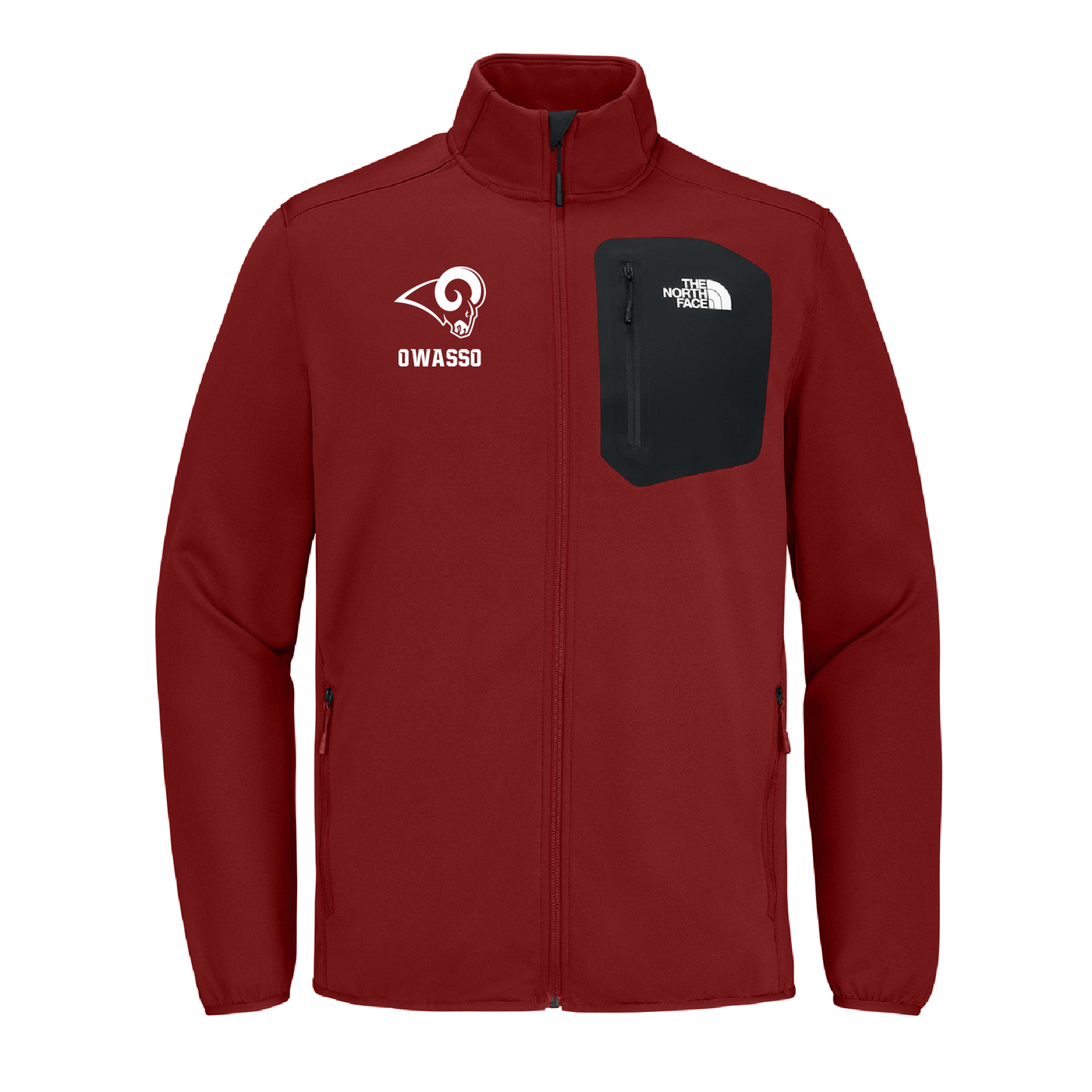 Owasso Rams - Embroidered Ram Owasso - The North Face Dove Creek Full-Zip Fleece Jacket