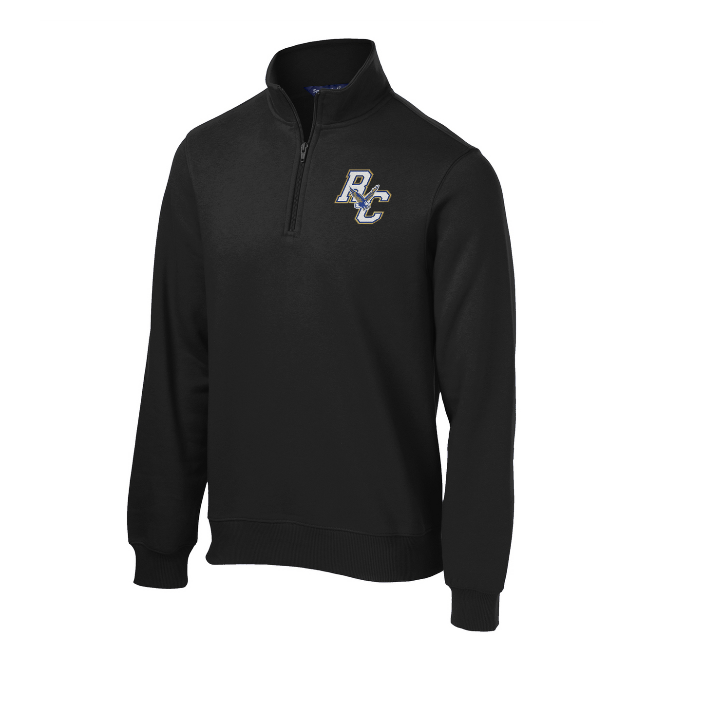 Rejoice Eagle - Embroidered Rejoice Christian Eagles Logo- 1/4-Zip Sweatshirt