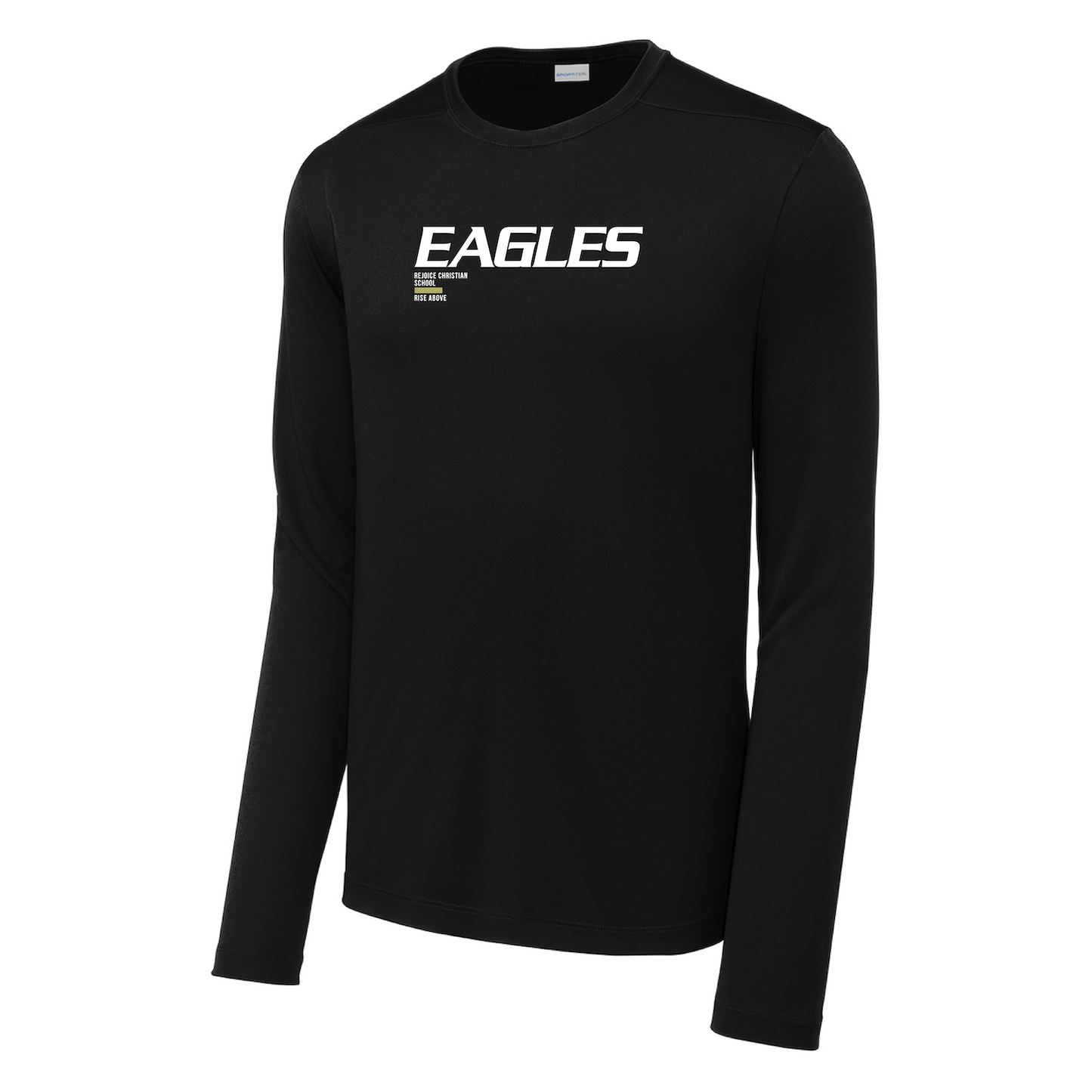 Rejoice Eagles - Screen Print Eagles Rise Above - UV Performance Long Sleeve