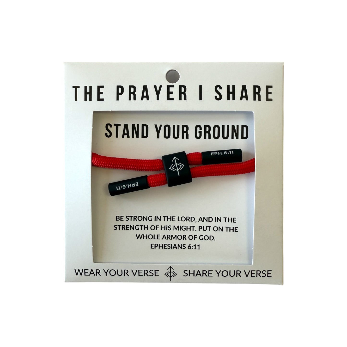 STAND YOUR GROUND Christian Cord Bracelet