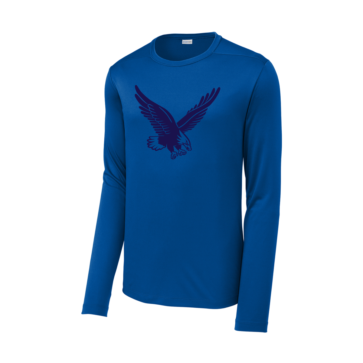 Rejoice Eagles - Screen Print Fly Eagle Tonal - UV Performance Long Sleeve Tee