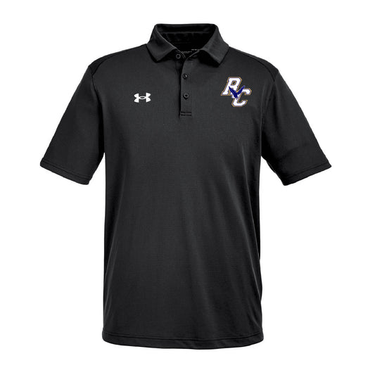Rejoice Eagles - Embroidered Rejoice Christian Eagles Logo - Under Armour Tech Polo (Black)