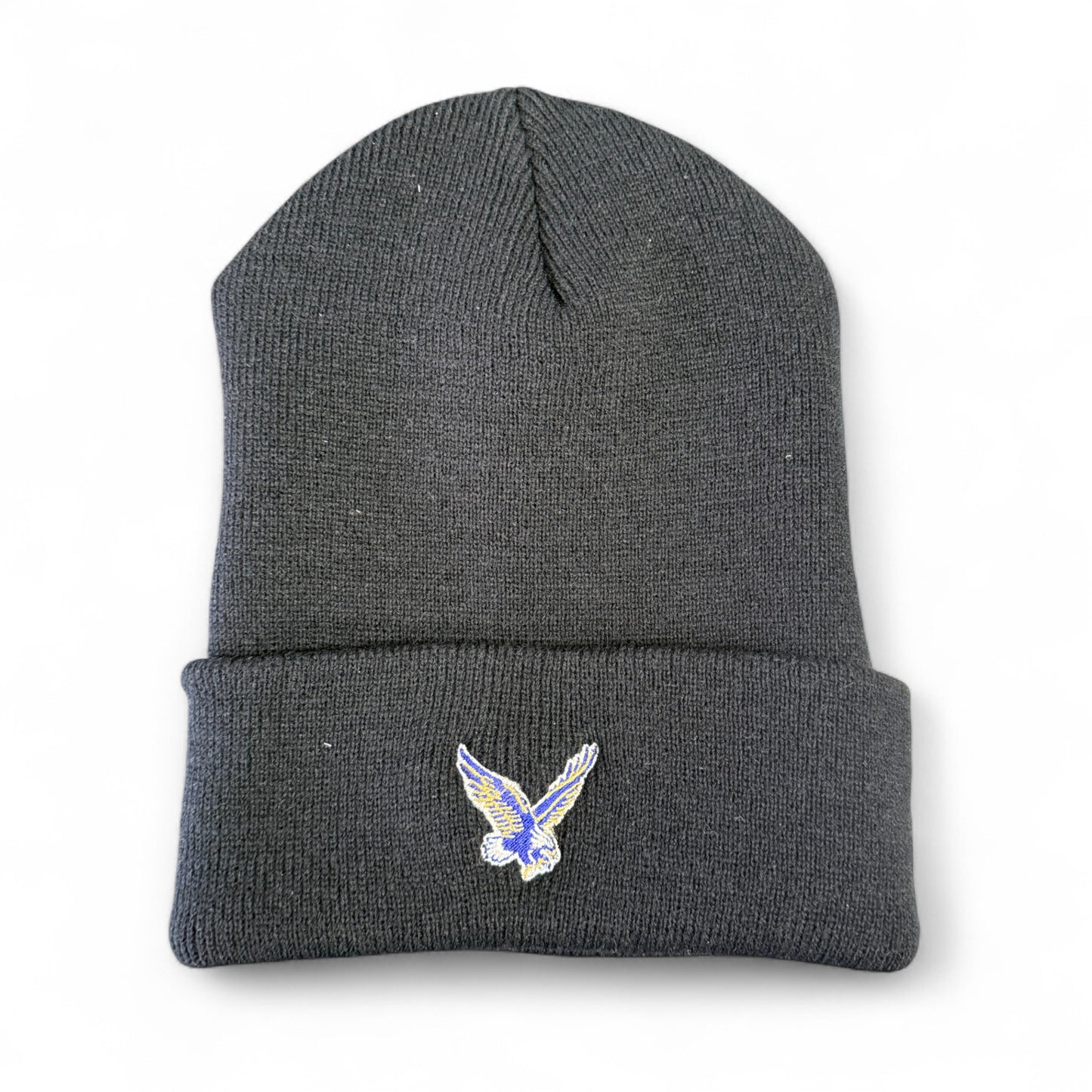 Rejoice Eagles- Embroidered Fly Eagle - Cuffed Beanie Hat