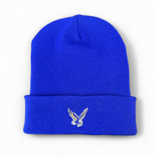 Rejoice Eagles- Embroidered Fly Eagle - Cuffed Beanie Hat