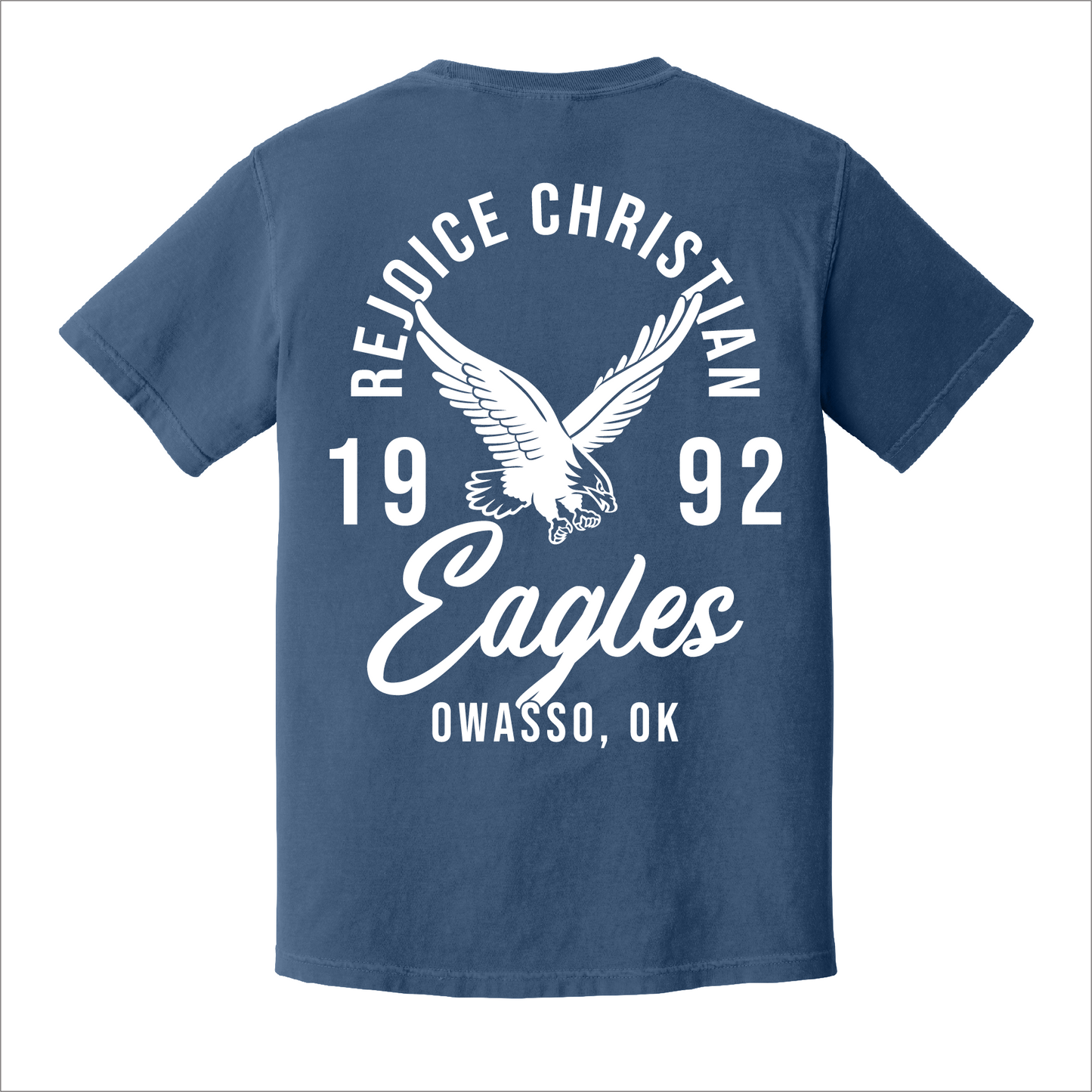 Rejoice Eagles - Screen Print Rejoice Legacy - Comfort Colors Tee
