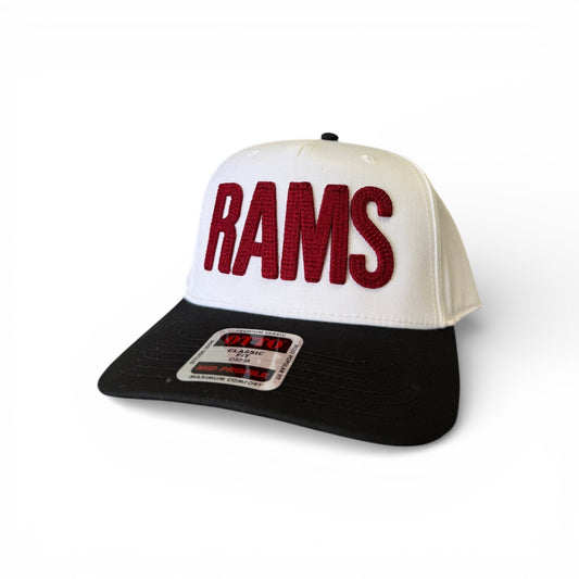 Owasso Rams - 3D Embroidered Chain Stitch RAMS - Otto 5-Panel Snapback Hat