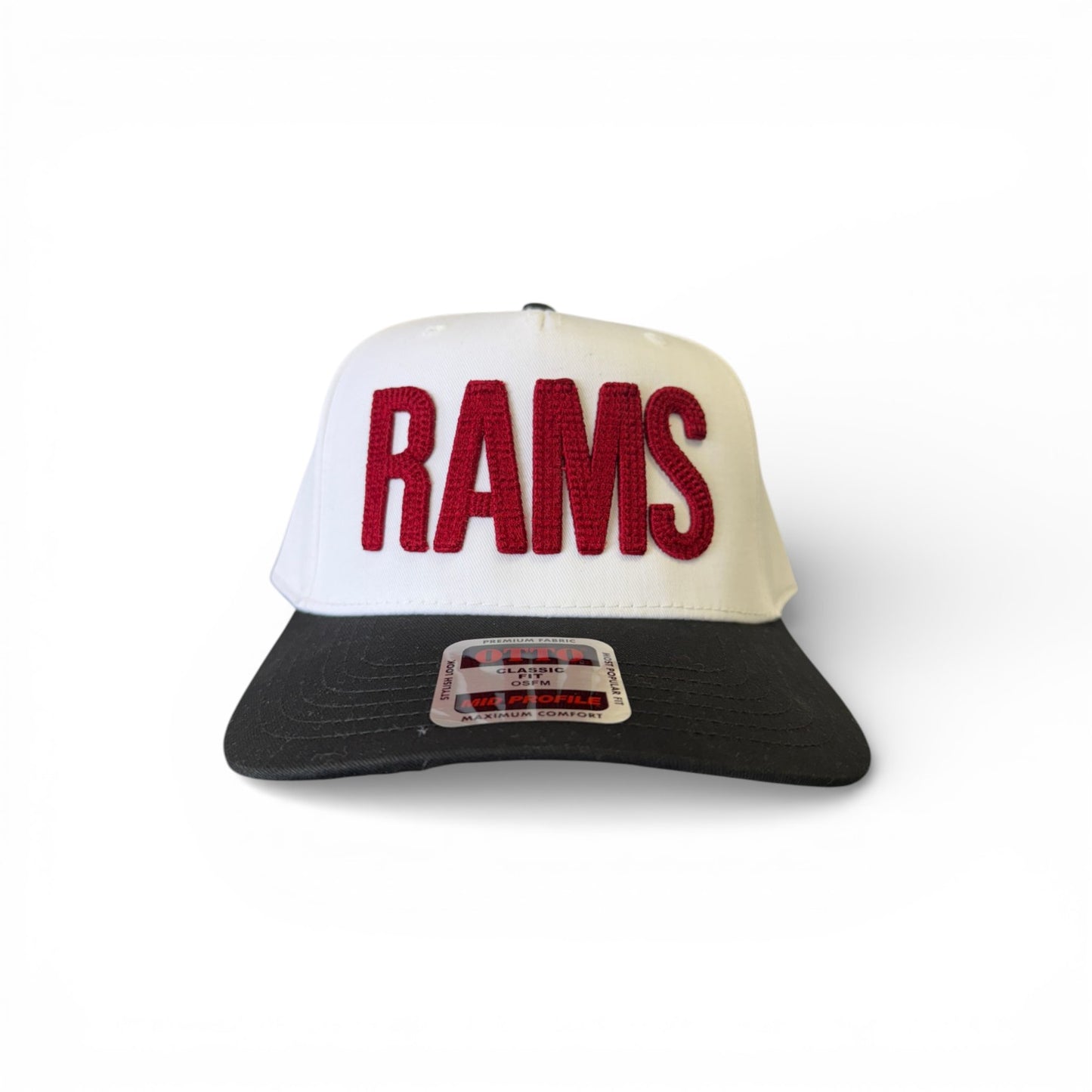 Owasso Rams - 3D Embroidered Chain Stitch RAMS - Otto 5-Panel Snapback Hat
