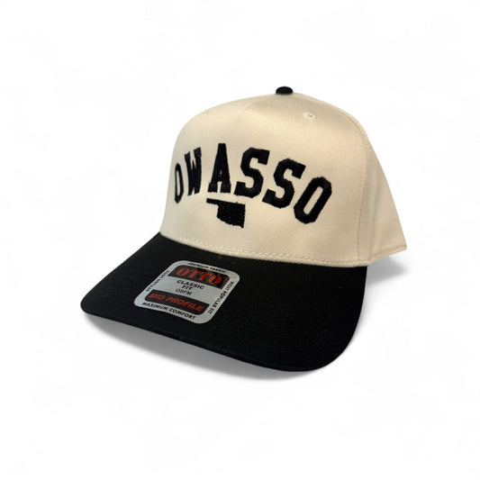 Owasso Oklahoma - Embroidered Arch and State Design - Otto 5-Panel Snapback Hat