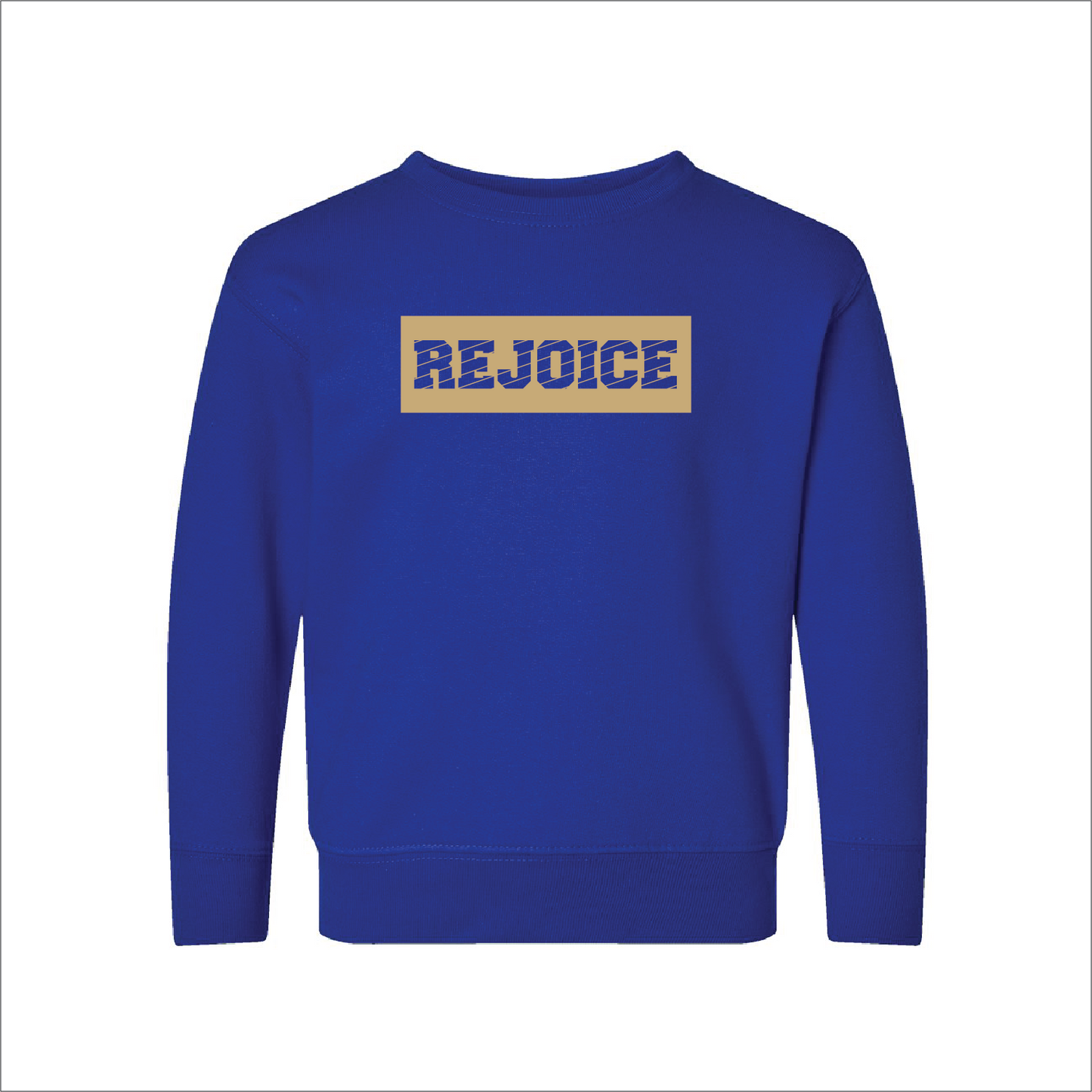 Rejoice Eagles - Digital Transfer Rejoice Box Angle - Toddler Crewneck Sweatshirt