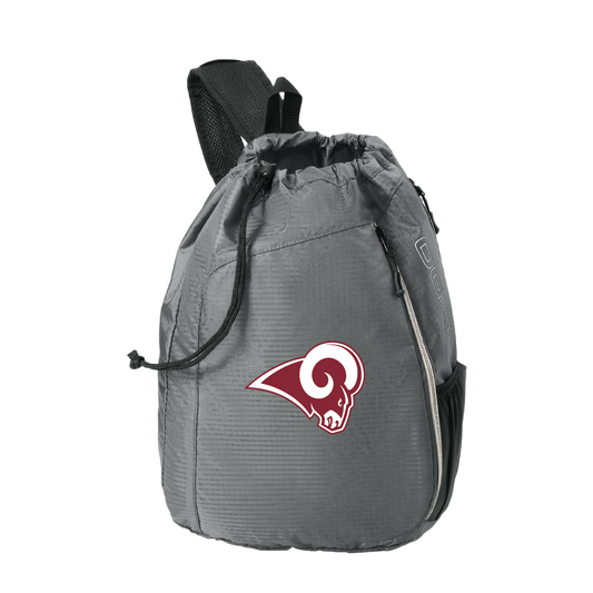 Owasso Rams - Digital Transfer Ram Logo - OGIO Sling Bag (Grey)