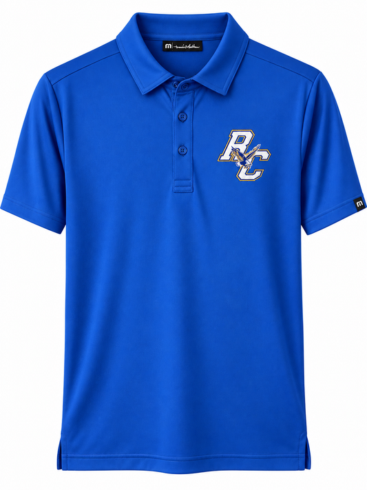 Rejoice Eagles - Embroidered Rejoice Christian Eagles Logo - TravisMathew Polo