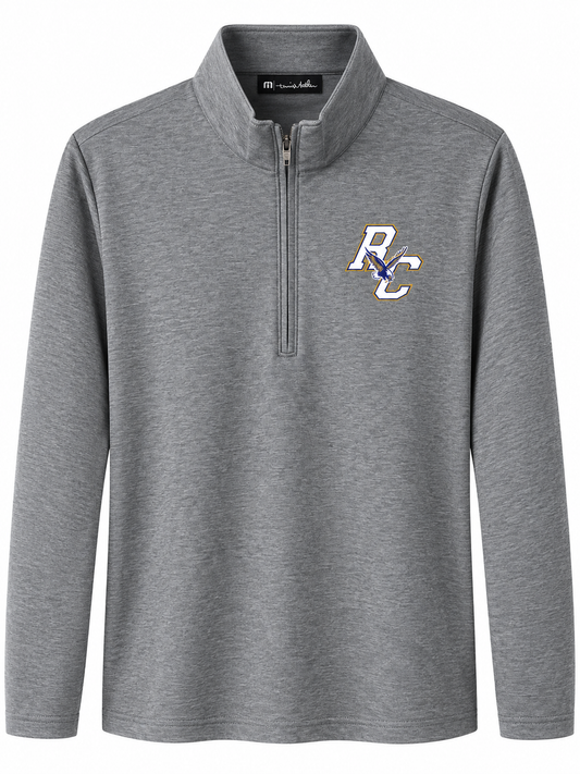 Rejoice Eagles - Embroidered Rejoice Christian Eagles Logo - TravisMathew 1/4 Zip