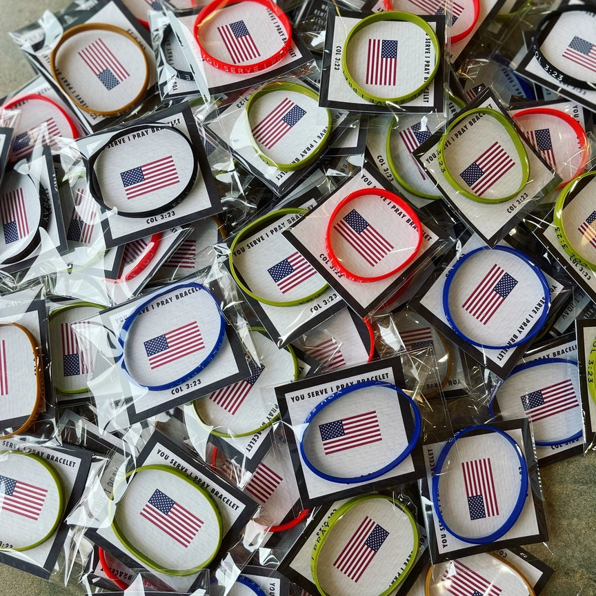 You Serve I Pray Military | First Responder Bracelet