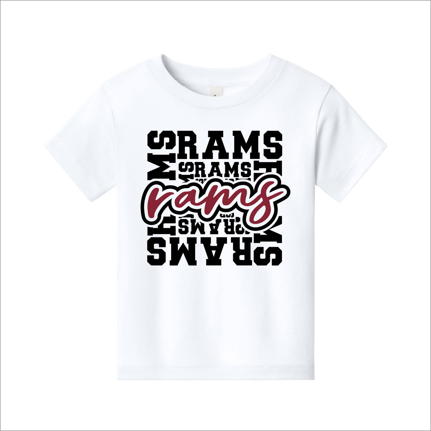 Owasso Rams - Digital Transfer Rams Subway - Toddler Tee