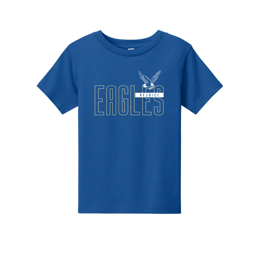 Rejoice Eagles - Digital Transfer Eagles Block - Toddler Tee (Royal)