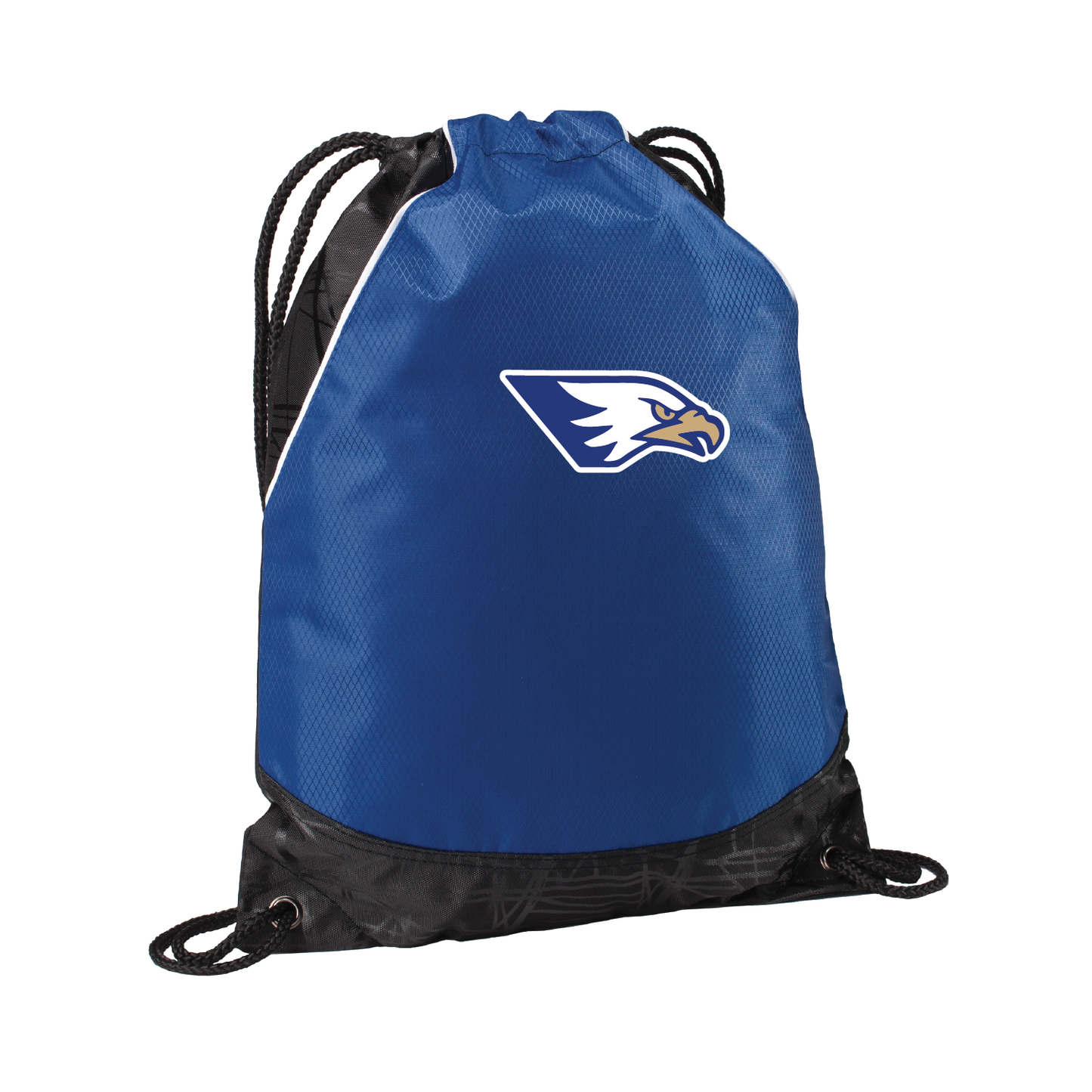 Rejoice Eagles - Digital Transfer Athletic Eagle - Cinch Bag (Blue)