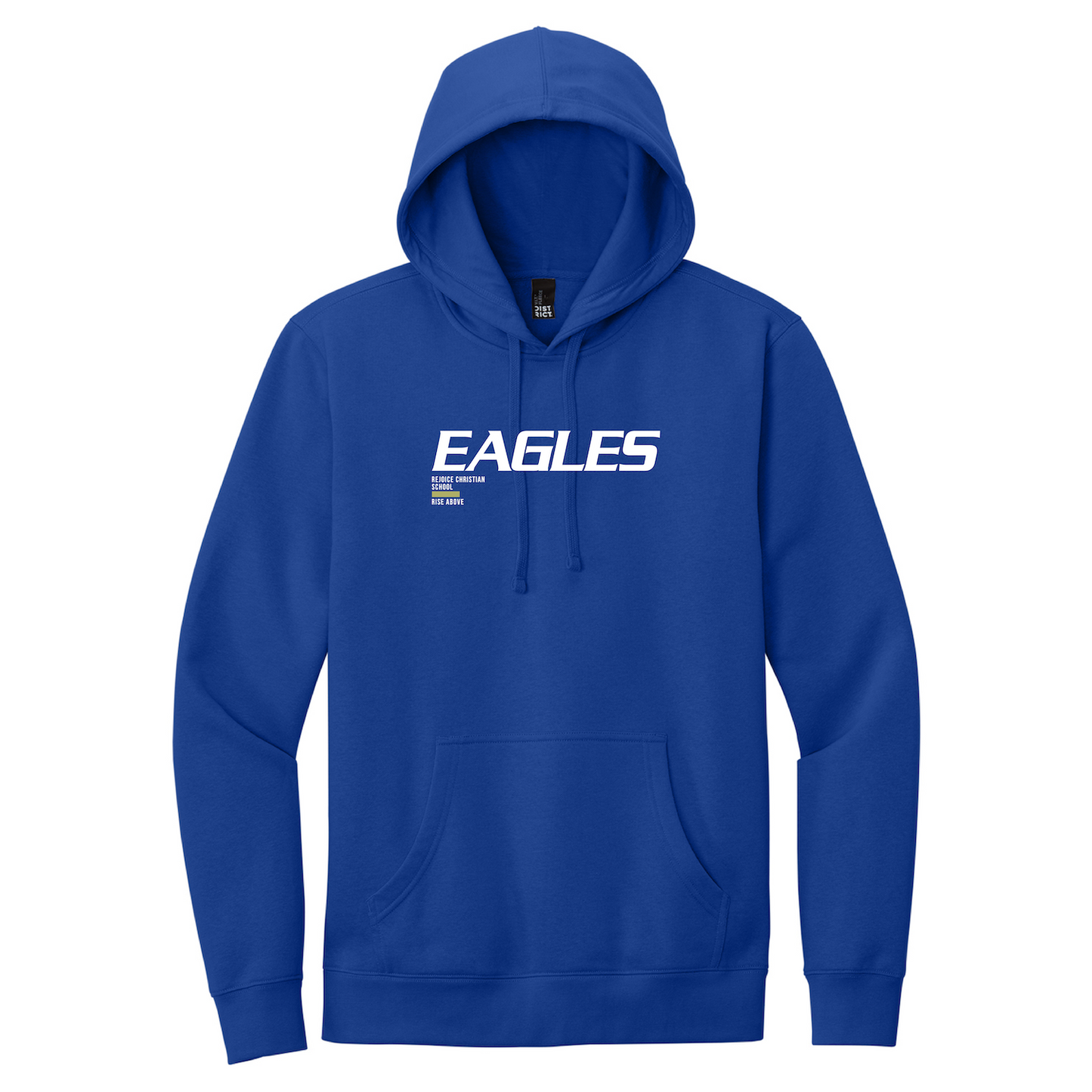 Rejoice Eagles - Screen Print Eagles Rise Above - Fleece Hoodie