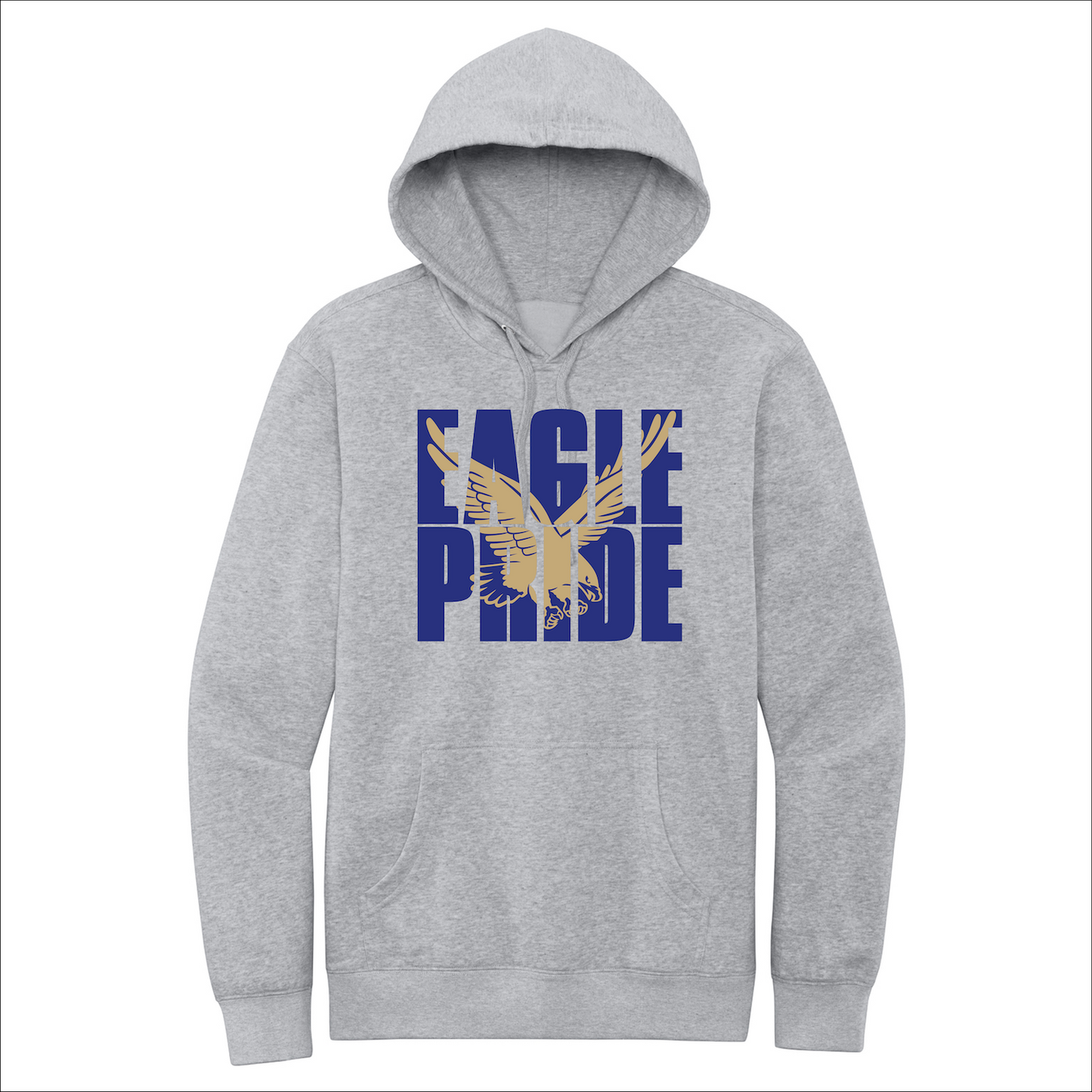 Rejoice Eagles - Screen Print Eagle Pride - Fleece Hoodie