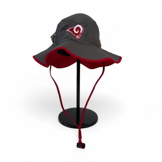 Owasso Rams - Embroidered Ram - The Game Booney Hat (Dark Grey/Red)