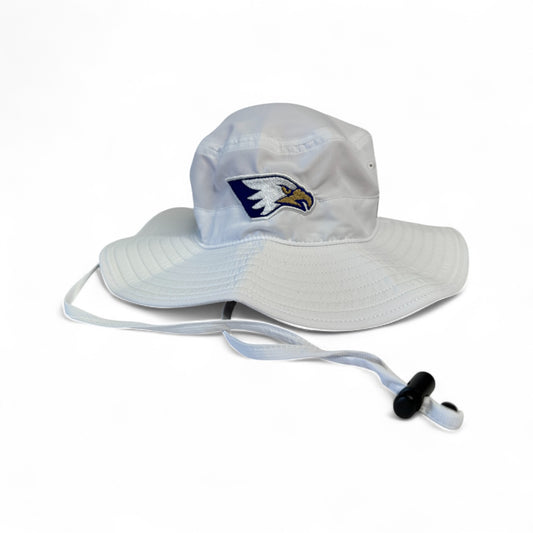 Rejoice Eagles - Embroidered Athletic Eagle - The Game Booney Hat (White)