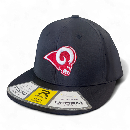 Owasso Rams - Embroidered Ram - Youth Richardson PTS30 FlexFit