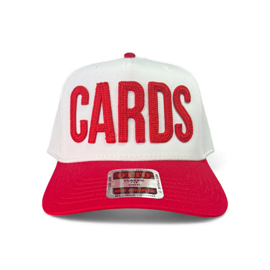 Collinsville Cardinals - 3D Embroidered Chain Stitch CARDS - Otto 5-Panel Snapback Hat