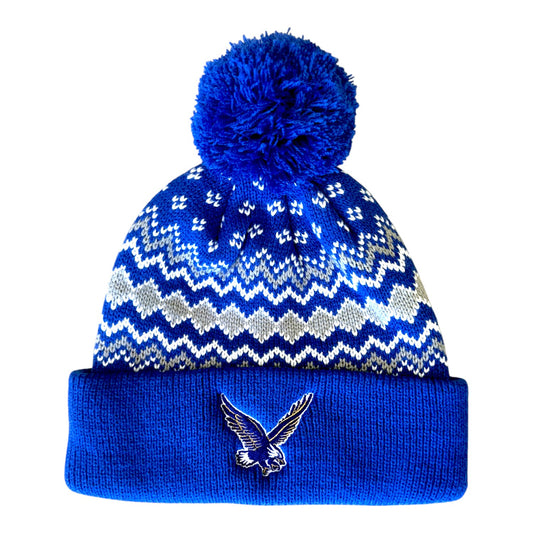 Rejoice Eagles - Flying Eagle Fair Isle - Pom Pom Beanie