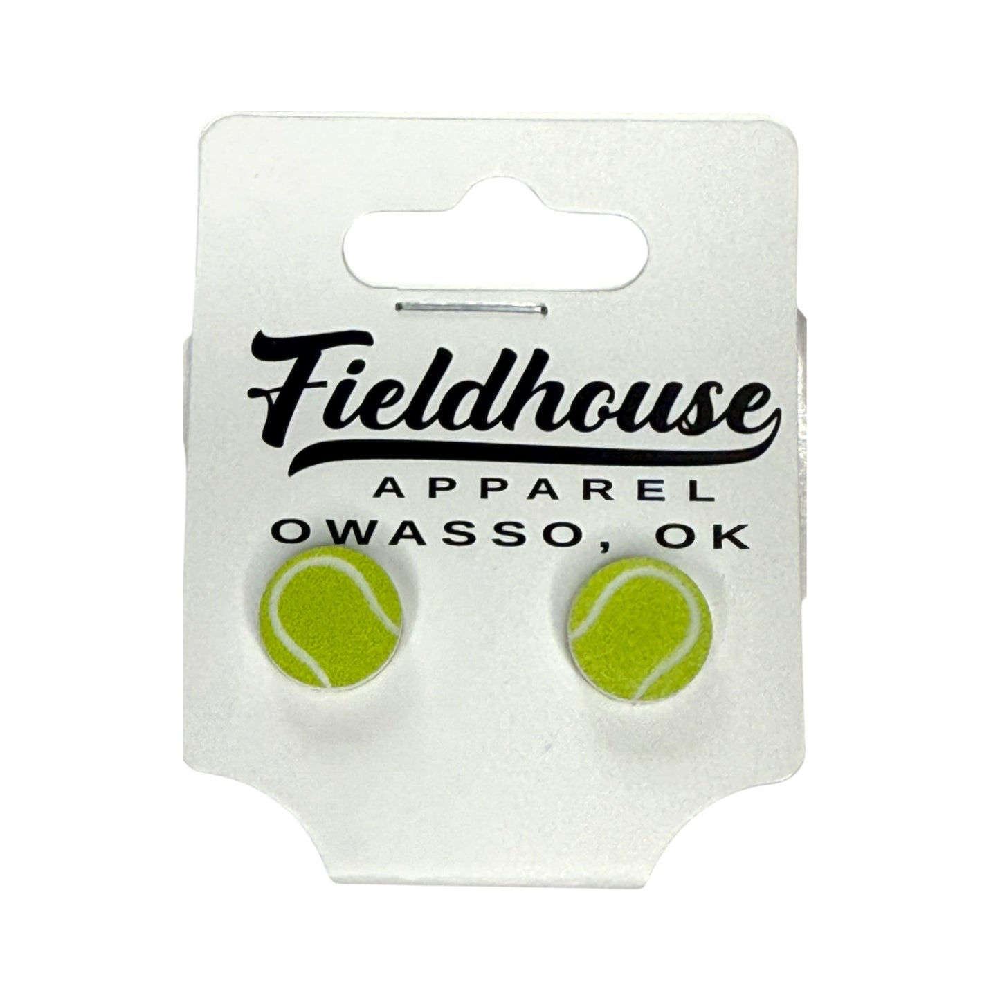 Tennis Stud Acrylic Earrings