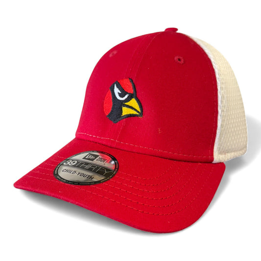 Collinsville Cardinals - Embroidered Circle Cardinal- Youth New Era Flexfit Hat