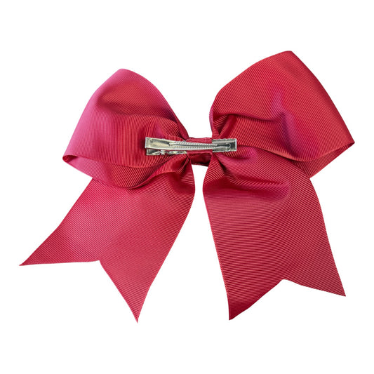 Owasso Rams - Digital Transfer Ram - Large Ribbon Bow on Clip