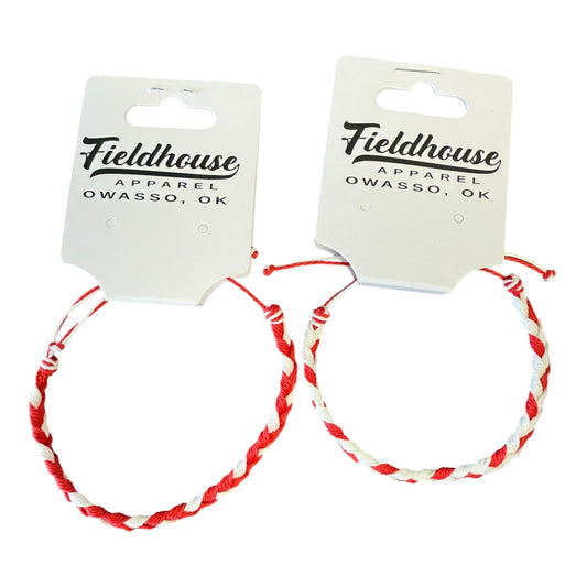 Collinsville Cardinals - Fanfare Braided Bracelet
