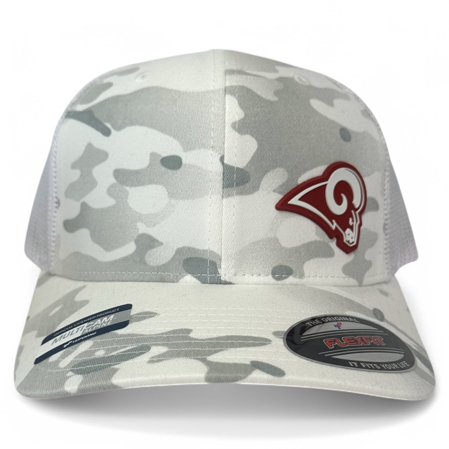 Owasso Ram PVC Patch Trucker Snapback Hat