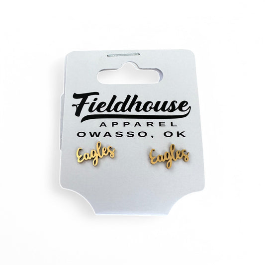 Eagles Name Stud Earrings
